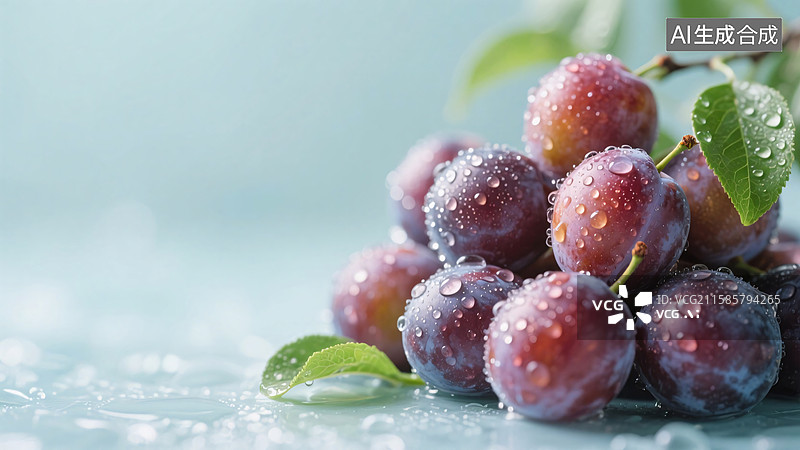 【AI数字艺术】水果西梅图片素材
