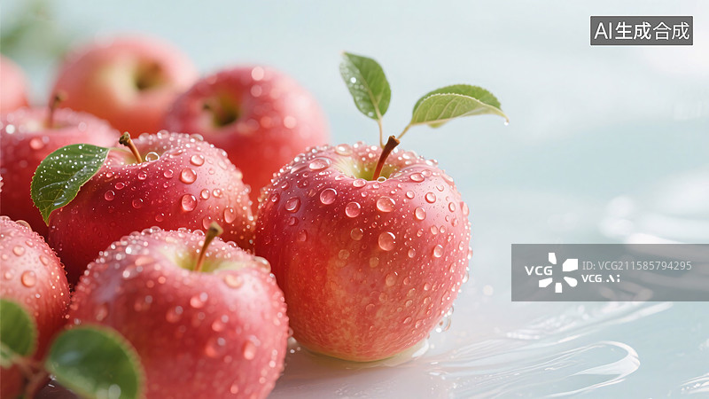 【AI数字艺术】苹果清甜图片素材