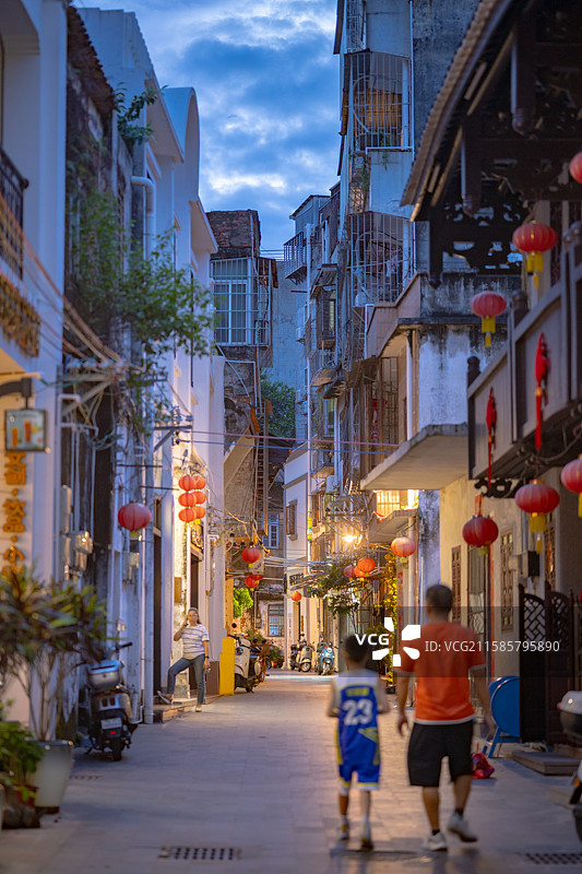 湛江赤坎老街图片素材