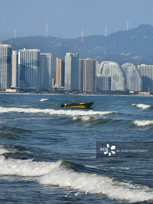双月湾图片素材