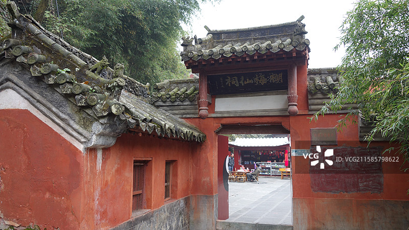 湖北省十堰市丹江口市武当山：榔梅祠图片素材