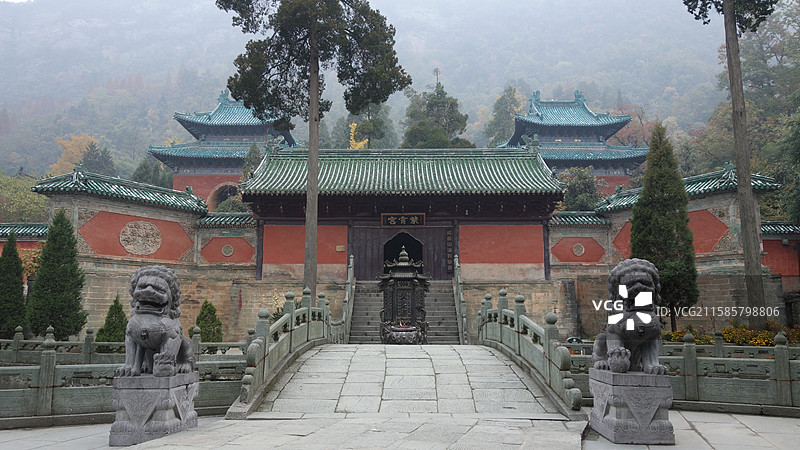 湖北省十堰市丹江口市武当山：紫霄宫紫霄殿图片素材