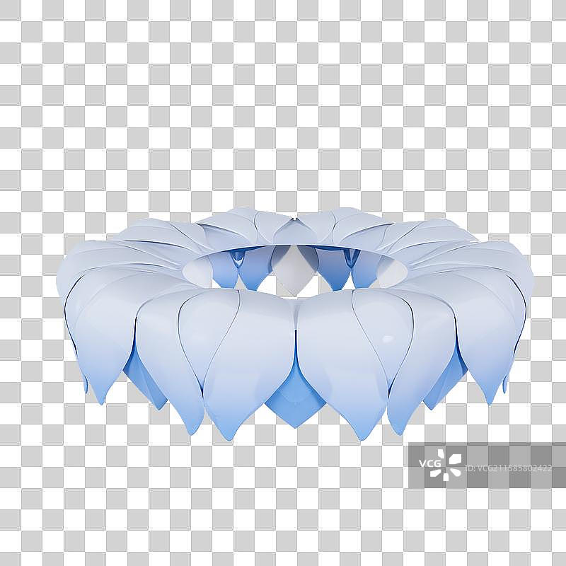 3D渲染的杭州奥体中心主体育馆杭州城市建筑元素图片素材