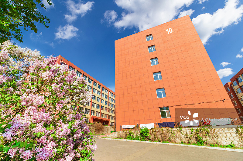 吉林化工学院/吉林化工大学宿舍楼图片素材