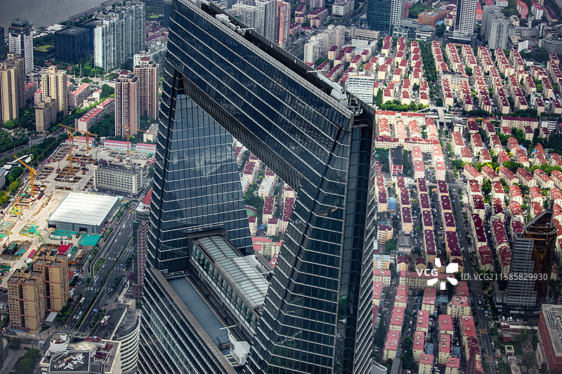 上海环球金融中心局部图片素材