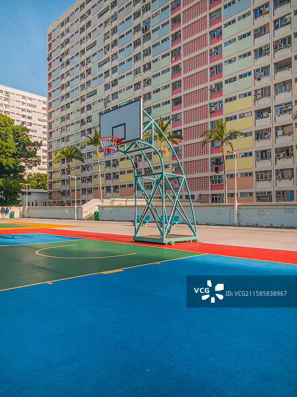 香港彩虹邨篮球场图片素材