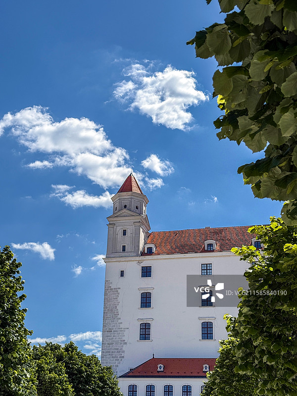 炎炎烈日下的城堡图片素材