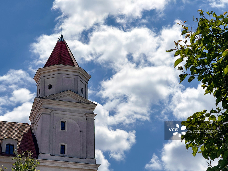 炎炎烈日下的城堡图片素材