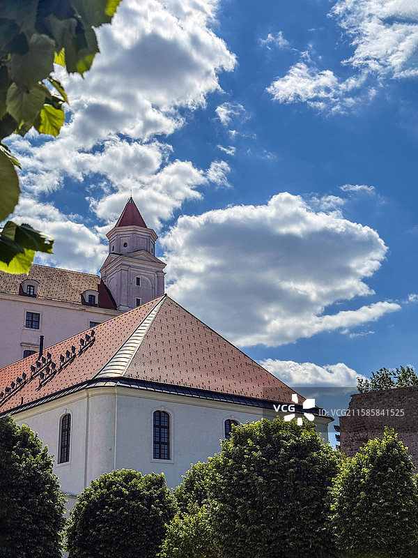 炎炎烈日下的城堡图片素材