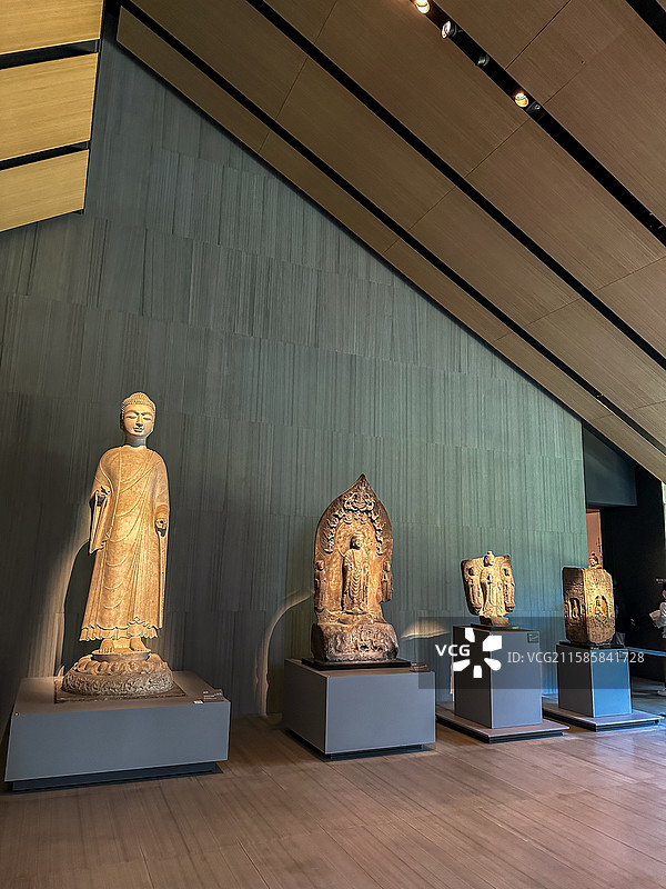 流失在日本的北朝佛造像 东京根津美术馆图片素材