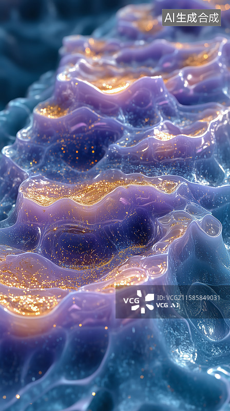 【AI数字艺术】柔和流动艺术设计背景图片素材