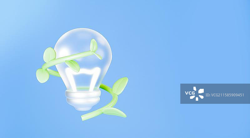 3D立体元素背景环保爱护环境生态平衡地球图片素材