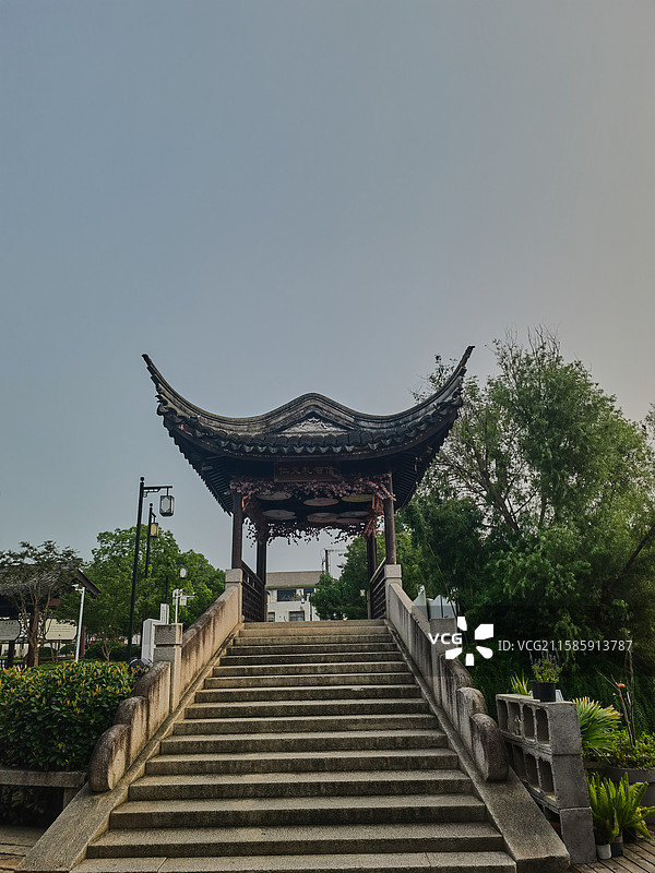 江苏省苏州市张家港市凤凰镇恬庄古镇图片素材