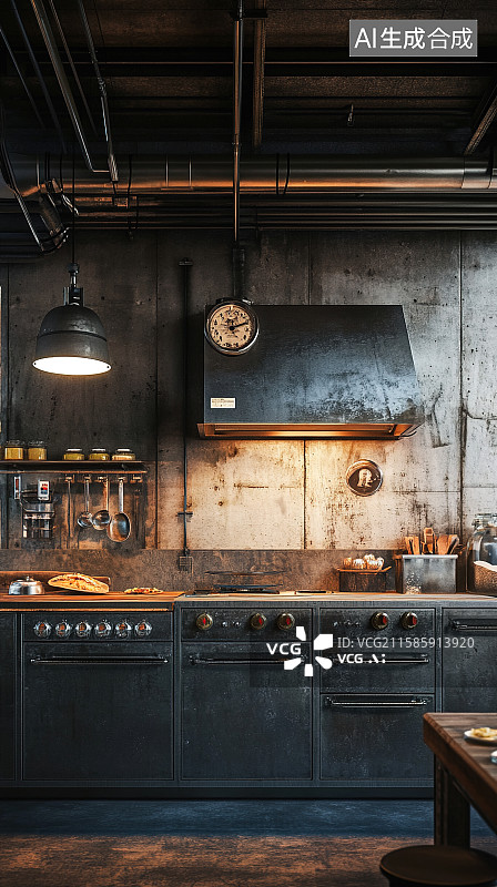 【AI数字艺术】工业建筑 废弃工厂图片素材