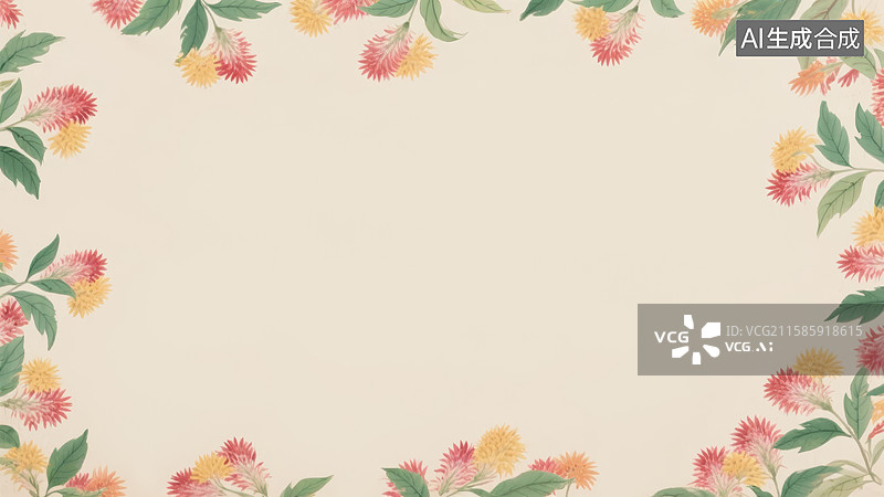 【AI数字艺术】水墨画环绕图片素材