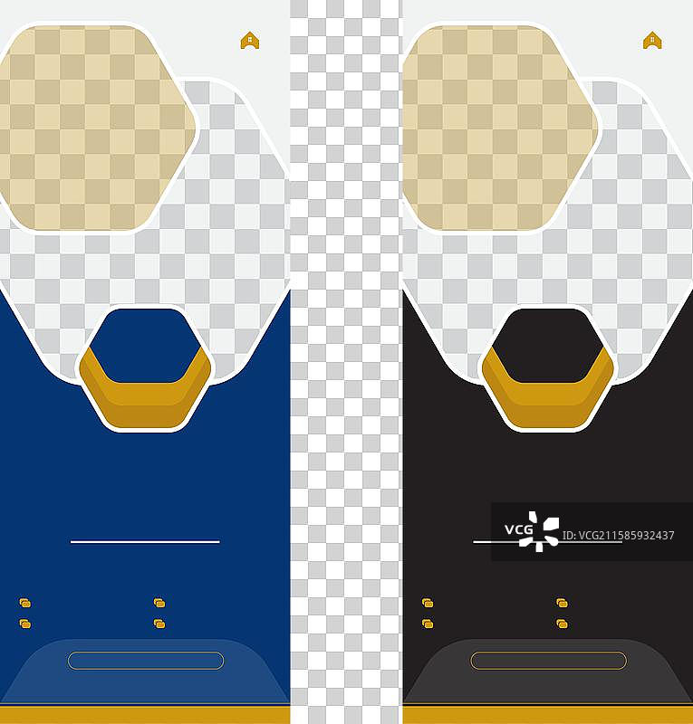 现代房地产展架设计模板图片素材