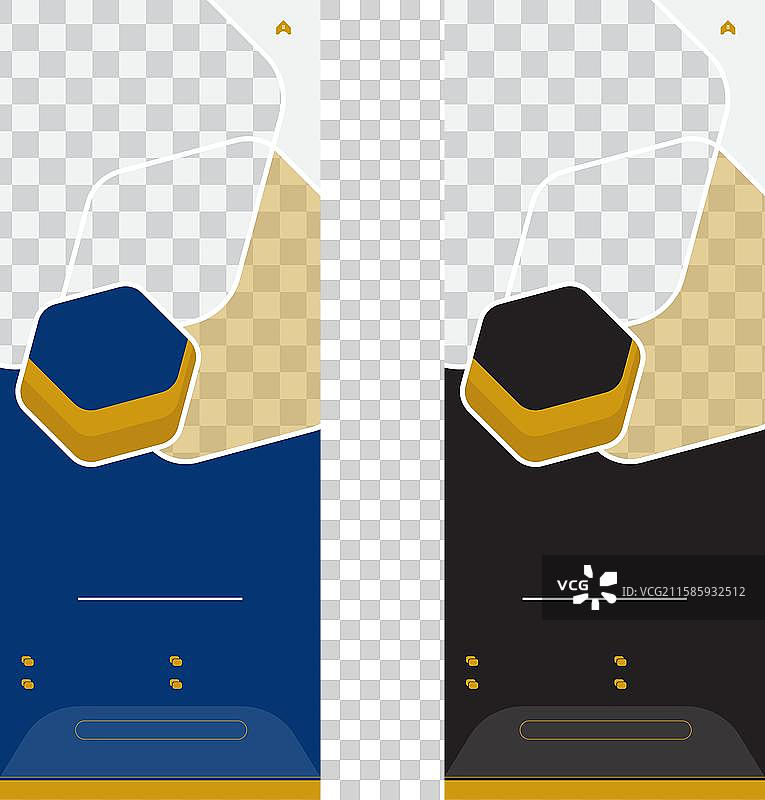 创意现代奢华房地产拉网展架图片素材