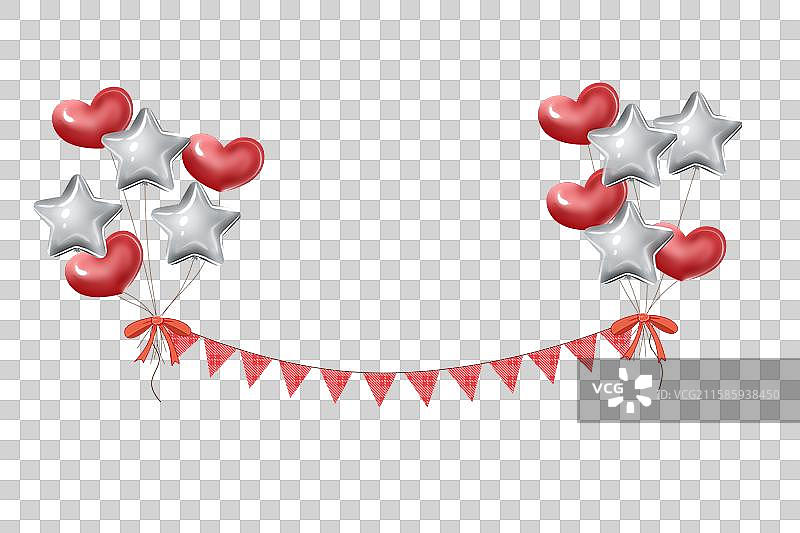 庆祝装饰彩旗图片素材