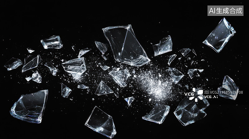 【AI数字艺术】钻石水晶华贵珠宝天然宝石彩色美丽图片素材