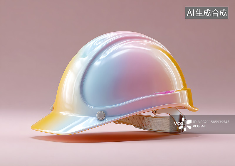 【AI数字艺术】3D卡通头盔图片素材