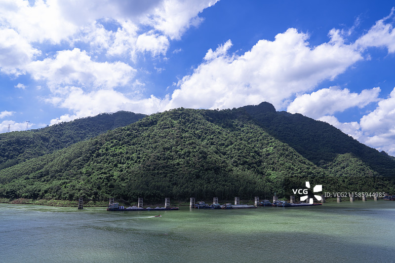 广西贵港大藤峡生态旅游区美丽的风光图片素材