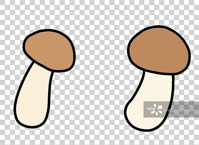 蘑菇插画图片素材