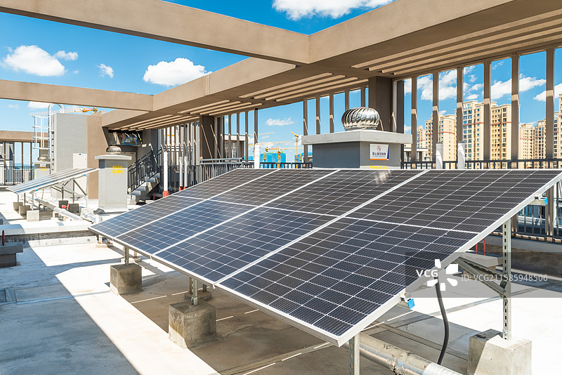 太阳能光伏板图片素材