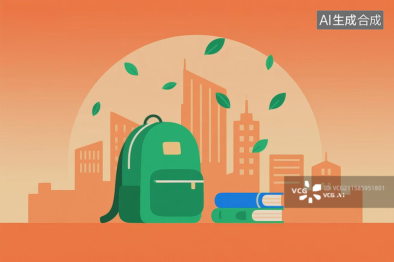 【AI数字艺术】城市中的绿色出行图片素材