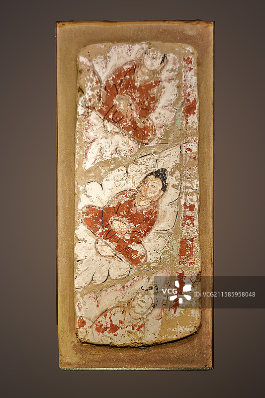 千佛图，中国和田，6-7世纪，日本东京国立博物馆藏图片素材