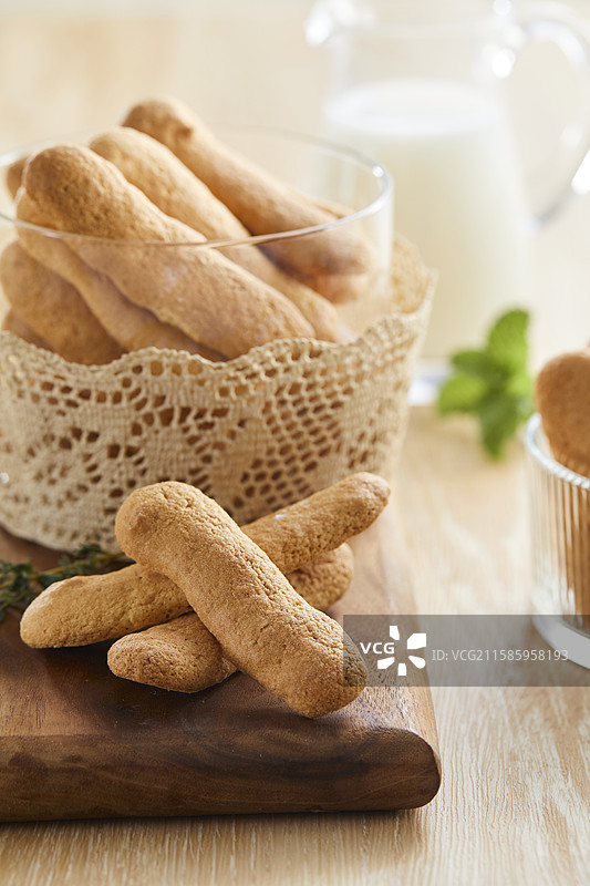 休闲零食下午茶 手指饼干图片素材