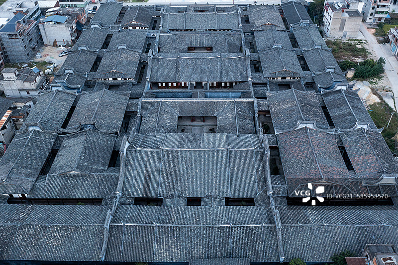 闽清宏琳厝，全国最大。保存最完整的古民居单体建筑图片素材