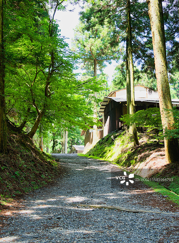 京都 比睿山延历寺 西塔 东塔图片素材