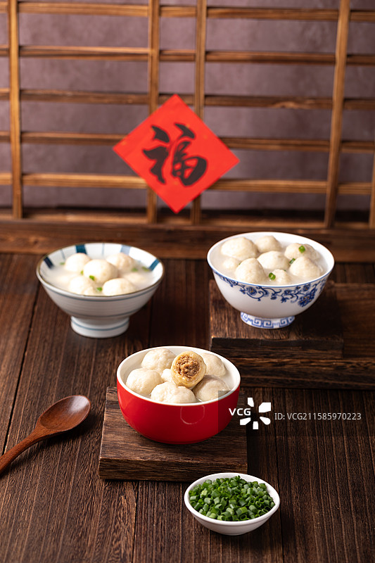 福州 爆汁小鱼丸图片素材