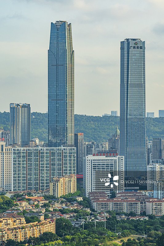 南宁凤岭北城市风光图片素材