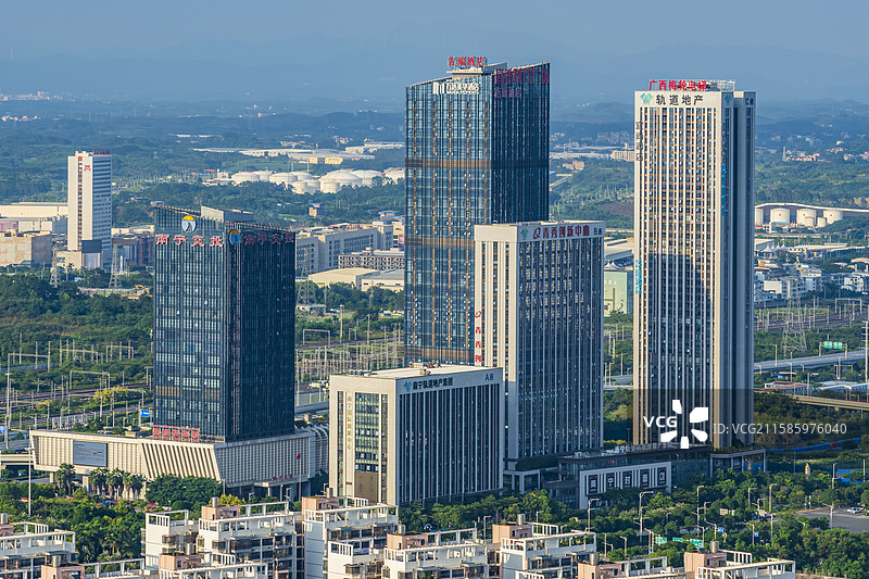 南宁凤岭北城市风光图片素材