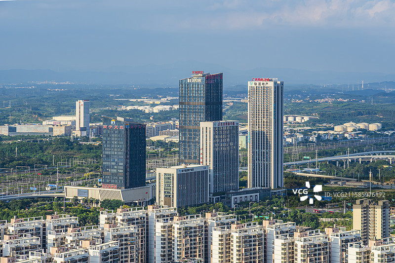 南宁凤岭北城市风光图片素材