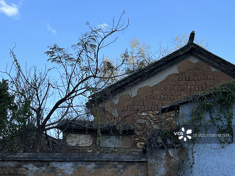 大理凤阳邑古村落图片素材