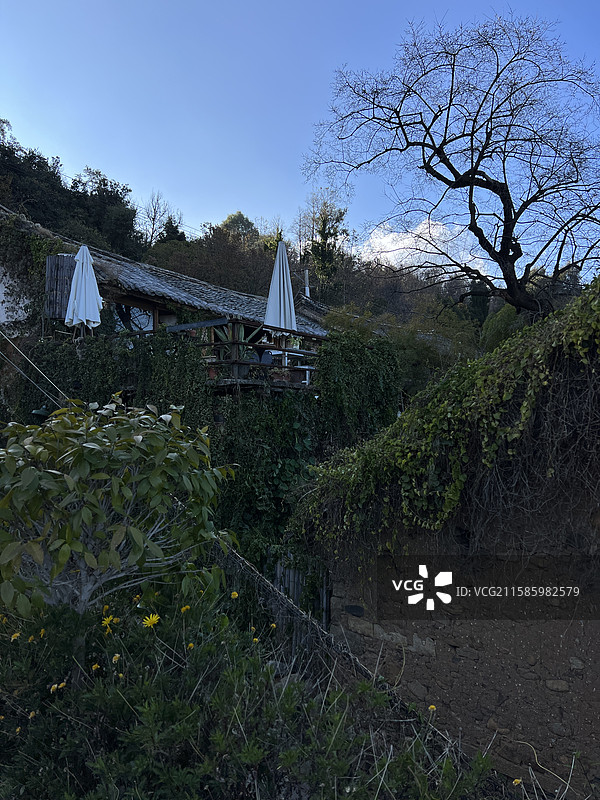 大理凤阳邑古村落图片素材