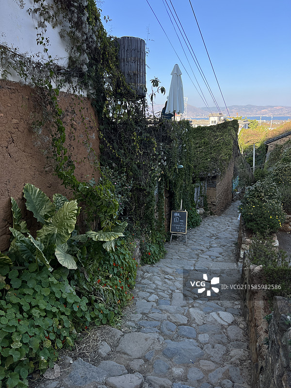 大理凤阳邑古村落图片素材