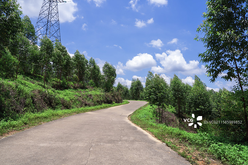 广西贵港市桂平市龙潭国家森林公园美丽风景图片素材
