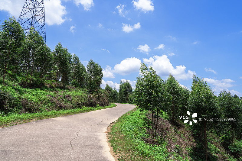 广西贵港市桂平市龙潭国家森林公园美丽风景图片素材