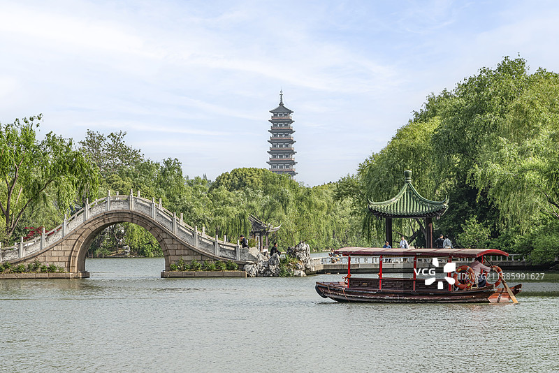 扬州蜀冈瘦西湖风景名胜区图片素材