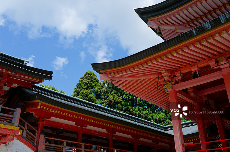 京都 比睿山延历寺 西塔 东塔图片素材