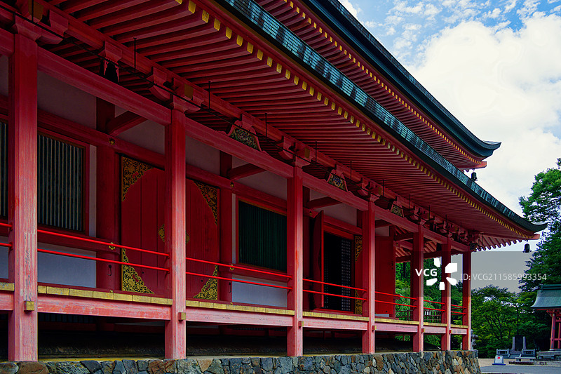 京都 比睿山延历寺 西塔 东塔图片素材