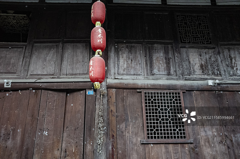 陕西省汉中宁强县青木川古镇图片素材