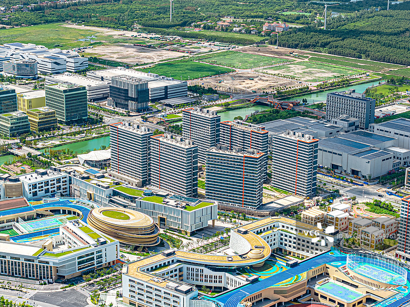 上海金港智荟园配套租赁住房 人才公寓 观塘庐商业中心 金桥临港综合区 临港自贸区城市航拍纪实2025图片素材