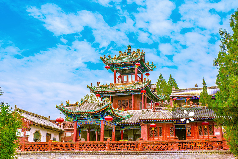 山西河津真武庙景观图片素材