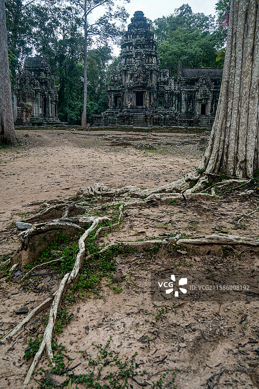 柬埔寨吴哥窟的托马农神庙Thomanon Temple, Ankor Wat图片素材