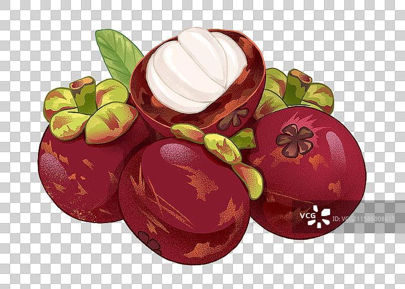 水果山竹元素图片素材