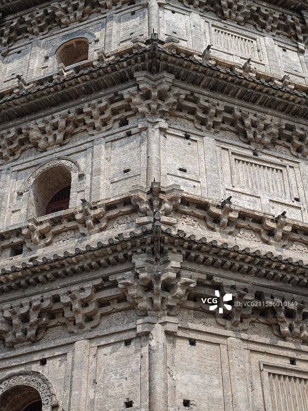 河北涿州双塔北塔云居寺塔图片素材